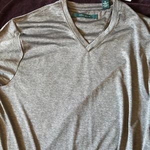 New Perry Ellis Mens Silk V Neck